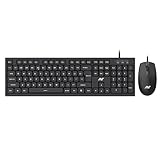 Ant MASTER10 Full Size Wired Keyboard and Mouse Combo