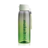 ATTRO Sip Star Plastic Water Bottle 1000ml Green BPA Free LeakProof Durable Sports Travel Bottle Ideal for Gym Office School Outdoor Daily Use