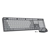 Zebronics Wireless Keyboard Mouse Combo 104 UVPrinted Keys