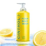 Cinthol Lime Foam Body Wash 750ml Unique Foam Formula for Moisturized Irresistibly Soft Skin Suitable for All Skin Types