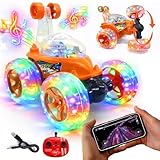 Stunt Racing Car Red ForwardBackward LeftRight Steering