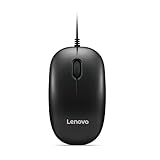 Lenovo 110 Wired Plug Play USB Mouse High Resolution 1600 DPI Optical Sensor