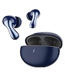 FireBoltt Newly Launched Aero Drift TWS Earbuds Custom EQ Wireless Bluetooth 54 Music App Support 50H Playtime Battery Display Fast Charging Case 50ms Low Latency Touch Controls Midnight Navy