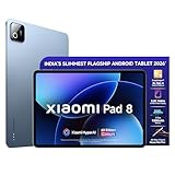 XIAOMI Pad 8 Flagship Snapdragon 8s Gen 4 112 32K ImmersiView Display 12GB 256GB Ultra Slim Metal Design 9200mAh Battery 68 Bn Colours HyperAI WiFi 7 Titanium Blue