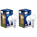 Philips StellarBright 12Watt LED Bulb B22 Base Crystal White Pack of 2