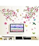 Decals Design Flowers Branch Wall Sticker PVC Vinyl 60 cm x 90 cmMulticolor