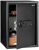 Amazon Basics Digital Safe With Electronic Keypad Locker For Home Gross Capacity 58L Net 51L Black