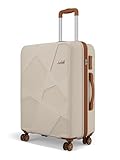 Safari Pentagon Pro 8 Wheels 66cm Medium Size Trolley Bag Hard Case Polypropylene 360º Wheeling Check in Luggage Suitcase for Travel