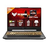 ASUS TUF A15 2025 AMD Ryzen 7 7445HSGaming LaptopRTX 30504GB75W TGP16GB RAM Upgradeable Upto 64G 1TB SSDFHD156144Hz48WhrsM365 Basic 1Year