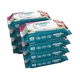 Amazon Brand Supples Baby Wet Wipes with Lid 576 Wipes 72 Wipes x 8 Packs Enriched With Aloe Vera