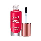 LAKMÉ 9 To 5 Primer Glossy Finish Nail Colour Redcarnival 6Ml