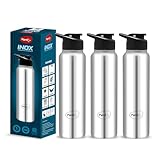 Pigeon by Stovekraft Inox hydra 900ml pack of 3 Water Bottle 493