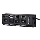 ZEBRONICS 150Hb 4 Port USB Hub with Dedicated OnOff Switch