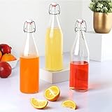 CELLO Aquaria Glass Water Bottle Set of 3 Pcs