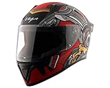 Vega Bolt Superhero ISI Certified Full Face Motorcycle Helmet