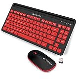 ZebronicsCompanion 114 Wireless Keyboard and Mouse Combo Compact 24GHz Featuring Integrated Multimedia Keys SmartphoneTablet Holder UV Printed Keycaps and OnOff Switch Red Black
