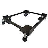 Hipkoo Adjustable Washing Machine Stand with Wheels