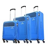 Aristocrat Oasis Plus Set of 3 Cabin Medium Large Size Soft Luggage 59 cm 69 cm 79 cm