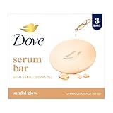 Dove Serum Bar with Sandalwood Oil Sandal Glow 375g 125g x 3