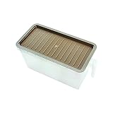 Attro Air Tight Food and Storage Container 3 Detachable Small Storage Boxes with 1 lid Used to Store 3 diffrent Food Items in a 1 Box BPA Free Food GradeFreezer Safe 5000mlBrown