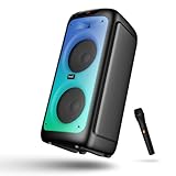 boAt Partypal 390400 Speaker w 160 W Signature Sound Karaoke with 2 Microphone Input Ports Up to 6 hrs Playtime EQ Modes TWS Mode Bluetooth v53 AUX USB TypeC Port