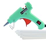 THEMISTO 20 Watt Mini Hot Melt Glue Gun with 10 Glue Sticks