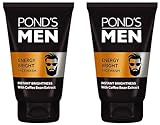 Ponds Men Energy Bright AntiDullness Facewash With Coffee Bean 100 g Pack of 2