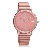 Fastrack Vyb Bliss Quartz Analog Pink Dial Pink Stainless Steel Strap Watch for Girls