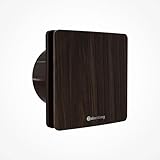 atomberg Studio Exhaust 6 Inches Suitable for Bathroom Kitchen BLDC Motor Easy to Clean 2 Year Warranty Dark Wood