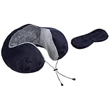 Travel Neck Pillow Eye Mask at Rs190