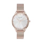 Sonata Poze Quartz White Dial Rose Gold Metal Strap Analog Watch at 1167