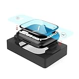 amazon basics Pro Protection Screen Protector for Apple Watch 9 45mm with Self Aligning Applicator Pack of 1