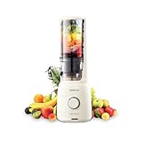 Havells Nutri Pure New Generation Cold Press JuicerLow Noise DC Motor 105W40 RPMAllin1 Fruit Vegetable JuicerSpiral Auger with SS ProngMesh Free filter for Easy Cleaning Ivory 105 watts