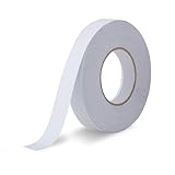Robustt Anti SkidAntiSlip Tape 5 Meter 25MM Pack of 2 Fall Resistant with PET Material and Solvent Acrylic Adhesive Tape for Slippery Floors Staircase Ramps Indoor Outdoor Use White