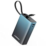 Ambrane 20000mAh Small Pocket Size Powerbank Hanging InBuilt Type C Cable 225W at 1499