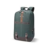 Gear Classic 4 1931L anti theft faux leather Medium Water Resistant Laptop BackpackCasual BackpackDaypackTravel BackpackCollege Bag For MenWomenGreenBrown