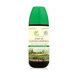 SJ Organics LIQUID Vermicompost For Plants 450 ML Equivalent to 5KG Vermicompost With Measuring Cup Fertilizers for Plant Home Garden Enriched Plant Food Fertilisers