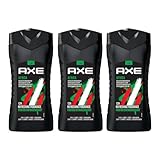 AXE Africa 3in1 Body Face Hair Wash Vibrant Mandarin Sandalwood Scent