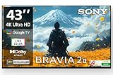 Sony 108 cm 43 inches BRA 2M2 Series 4K Ultra HD Smart LED Google TV K43S22BM2