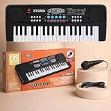 Storio Kids Piano Keyboard with Mic 37 Keys 8 Rhythms 8 Tones 6 Demo Songs