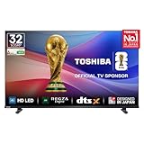 Toshiba 80 cm 32 Inches HD Ready Smart LED TV Dolby Audio DTS VirtualX Game Mode REGZA Engine VIDAA OS 32V35RP Black