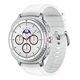 Samsung Galaxy Watch8 Classic 46mm Bluetooth White with 3nm Processor Dual GPS