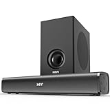 Mivi Hip Hop 300 Soundbar with Subwoofer 2025 Latest Launch 90 Watts Compact Home Theatre Sound Bar and 1 External Subwoofer 21 Channel Multiple Input Modes Bluetooth v53 Made in India