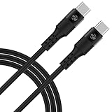 Zebronics Wattz 60CC2 TypeC to TypeC Soft Silicone Cable PD 60W 1 Meter Durable Charge Sync Rapid Charging For Laptops Tablets Mobiles Black