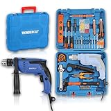 WONDERCUT ProfessionalImpact Drill Tool Kit 780W3000 RPM13mm Chuck Blue BMC Box WC13DK500 Power Hand Tool Kit 160 Tools