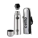 Cello Lifestyle Vacuum Insulated Flask with Thermal Jacket 350 ml Hot and Cold Water Bottle