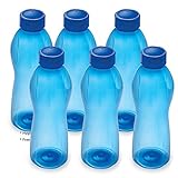 Cello Maxis PET Bottle Set 1 Litre Set of 6 Blue