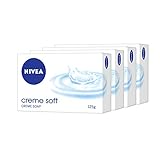 NIVEA Soap Creme Soft For Hands And Body 125g 4 Pieces