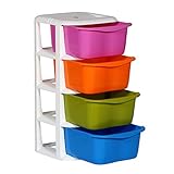 Price Drop Cello Cuboid Storage Unit with 4 White Drawers for 981