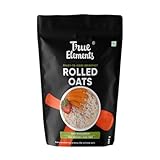 True Elements Rolled Oats 500g Rolled Oats for Weight Management Nutritious Breakfast Rich in Protein Gluten free Oats Combo High Fibre Breakfast 100 Wholegrain